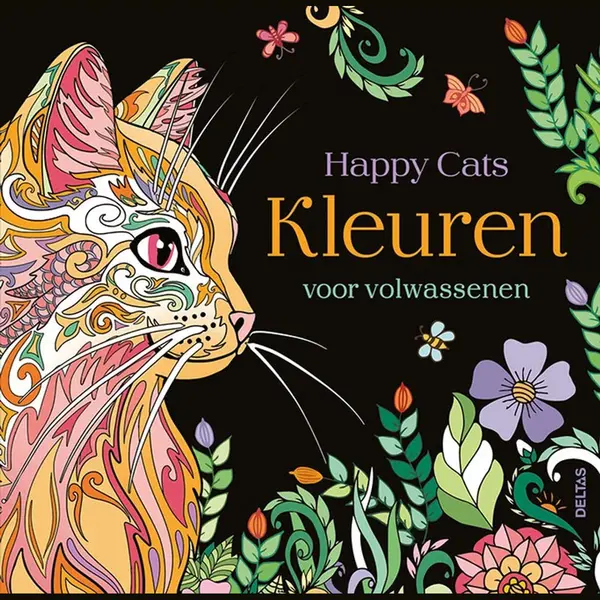 Deltas Happy Cats - Kleuren Voor Volwassenen thumbnail