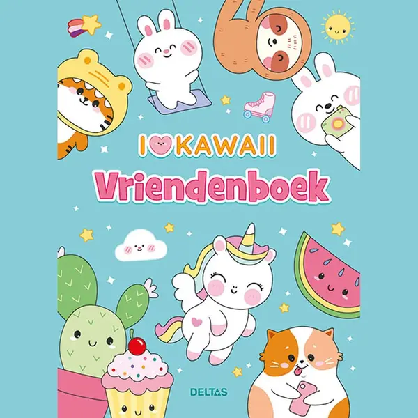 Ik Hou Van Kawaii Vriendenboek - Deltas - Hardcover thumbnail