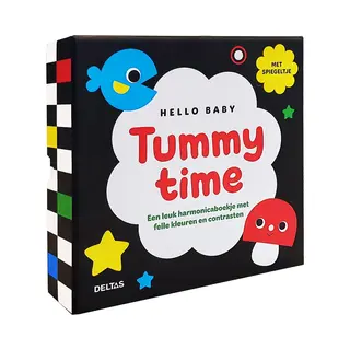 Deltas Babyboek - Hello Baby Tummy Time - Met Spiegeltje