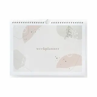 Maan Amsterdam Weekplanner - Inclusief Stickervel - To Do Planner - Ongedateerd - A4 - Eclipse