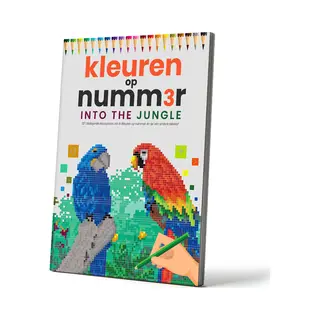 Diamond Hobbies Kleuren Op Nummer Voor Volwassenen - Into The Jungle - 8-75 Jaar