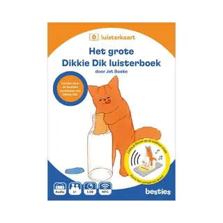 Dikkie Dik Luisterkaart Besties - Het Grote Dikkie Dik Luisterboek - Luisterboek Kinderen Nederlands