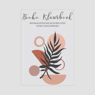 Boho Kleurboek - Minimalistische Kleurplaten Voor Volwassenen