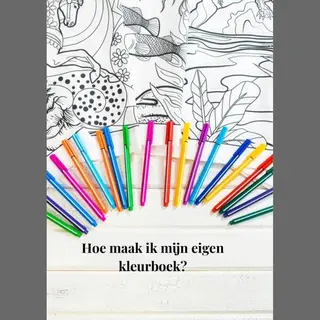 Hoe Maak Ik Een Eigen Kleurboek?