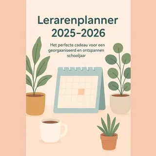 Lerarenplanner 2025–2026(Het Perfecte Cadeau Voor Een Georganiseerd En Ontspannen Schooljaar)