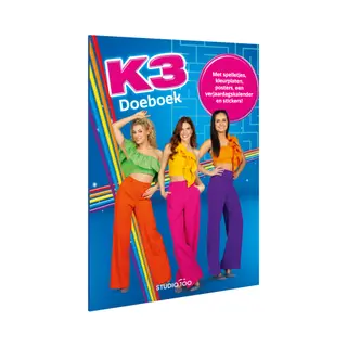 K3 - Doeboek - Alle Kleuren - Met Spelletjes/kleurplaten/posters/verjaardagskalender En Stickers