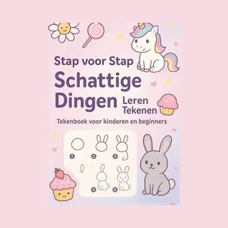 Stap Voor Stap Schattige Dingen Leren Tekenen