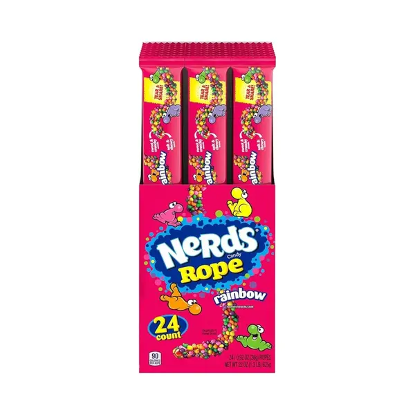 Nerds Rope Fruits (24×26 Gram) thumbnail