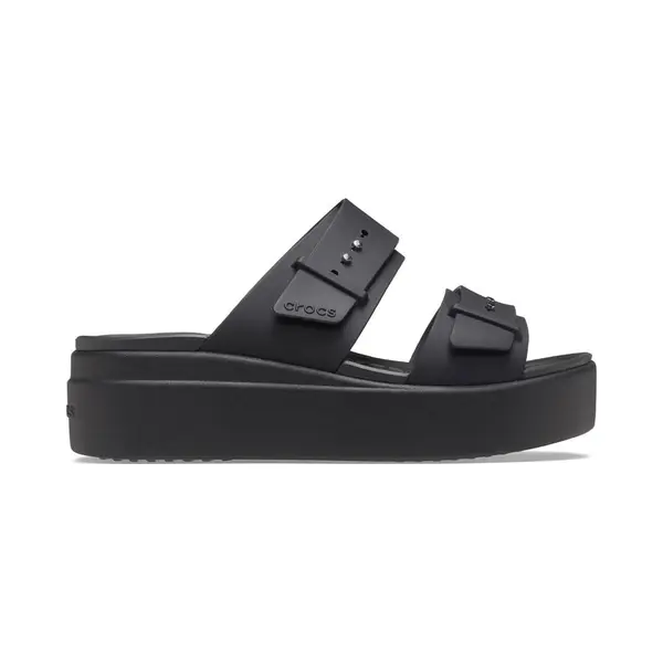 Crocs Muiltjes Met Sleehak Brooklyn Buckle thumbnail