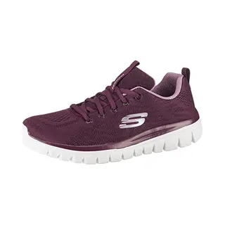 Skechers Fitnessschuhe Sportschuhe Schnürhalbschuh Graceful-Get Connected 12615/Wine