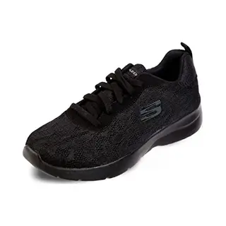 Skechers Dynamight 2.0 - Homespun 12963-Bbk, Women Sneakers, Sports Shoes, Black, 38 Eu