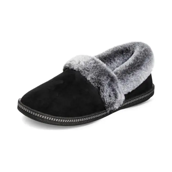 Skechers, Damen, Hausschuhe, Hausschuhe, Schwarz, (38) thumbnail