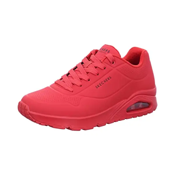 Skechers Herren Uno Stand On Air Sneakers, Red Durabuck Mesh, 44 Eu thumbnail