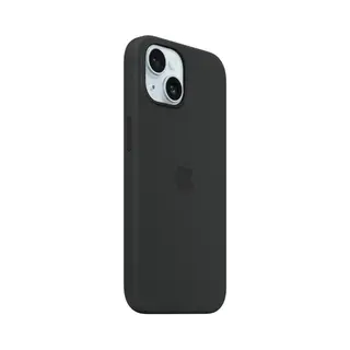 Apple iPhone 15 Silikon Case mit MagSafe – Schwarz