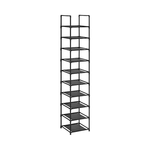 Songmics Shoe Rack, Black / 10 Tier (33 X 33 X 173 Cm) thumbnail