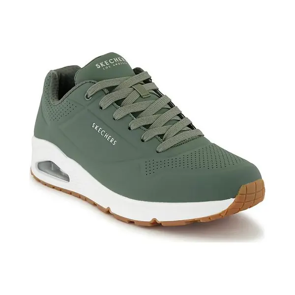 Skechers, Mannen, Sneakers, Uno, Groen, (41) thumbnail