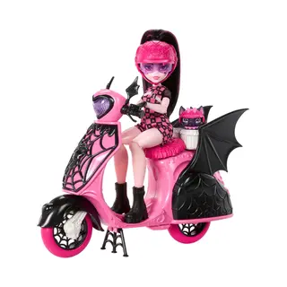 Monster High Draculaura Vamptastic Scooter Doll and Vehicle