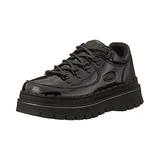 Skechers Jammers – Cool Block Damen-Sneaker-Stiefel Mit Memory Foam, Schwarz Lack, 39 Eu