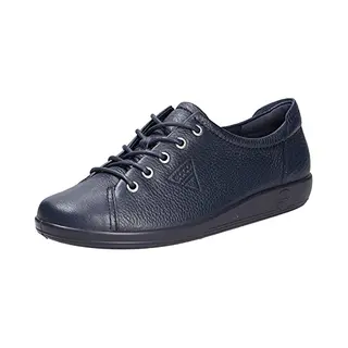 Ecco Women's Soft 2 Sneaker, Navy, 7.5 Uk