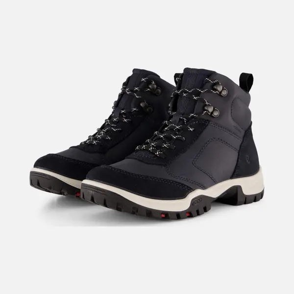 Ecco Xpedition W Hi Tex Navy Nubuck Womens Walking Boots 811413-50595 In A Plain Oil - Nubuck In Size 41 thumbnail