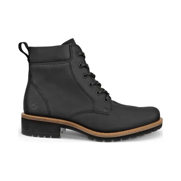 Ecco Elaina Dames Veterboot - Zwart - Maat 42 thumbnail