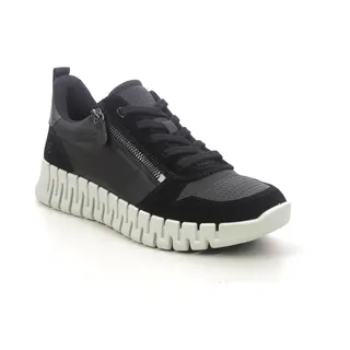 Ecco Gruuv W Dames Sneakers - Zwart