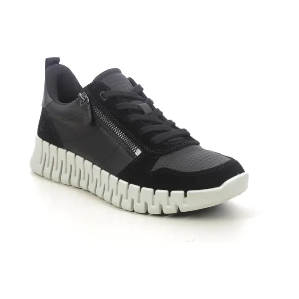 Ecco Gruuv W Dames Sneakers - Zwart thumbnail