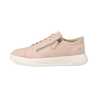 Ecco Move W Zip Rose Womens Lacing Shoes 223813-61541 In A Plain Nubuck Leather In Size 37