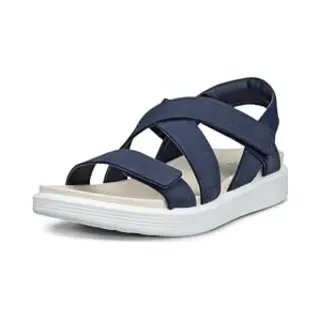 Ecco Soft Sandal W Dames Sandalen - Blauw