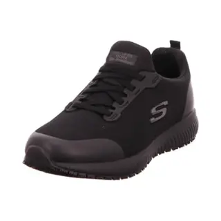 Skechers Herren Squad Sr Myton Sneaker, Black Textile Synthetic, 42 Eu