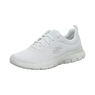Skechers Damen Flex Appeal 4.0 Brilliant View Sneaker, Weiß Wei Gr N, 41 Eu