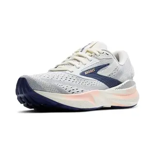 Brooks Adrenaline Gts 24 Wide Laufschuhe Stabilitätsschuh Damen Creme - Grey/Blue Ribbon/Peach 38