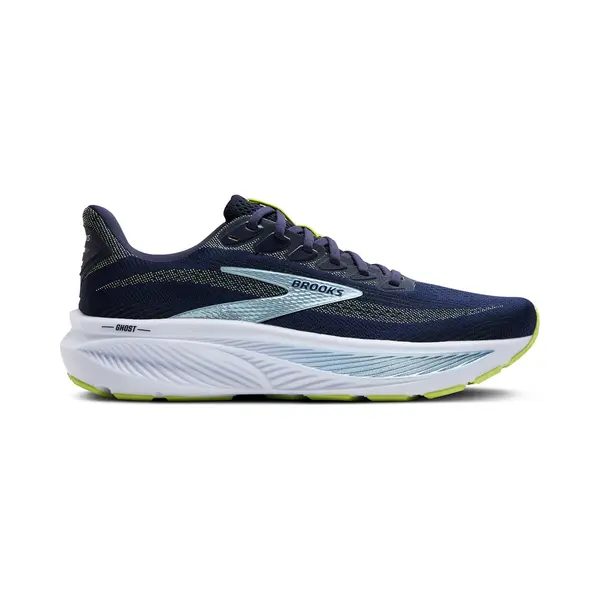 Brooks Herren Ghost 17 Sneaker, Peacoat/Lime/Blue, 42.5 Eu thumbnail