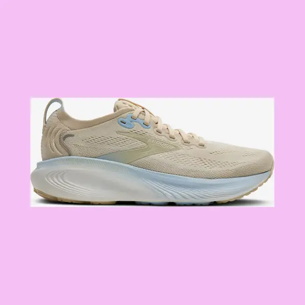 Brooks Adrenaline Gts 25 Damen Laufschuh Medium Beige Blau - 36.5 thumbnail