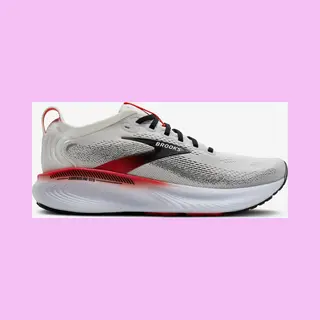 Brooks Adrenaline Gts 25 Medium Laufschuhe Weiß Schwarz Rot - 40.5