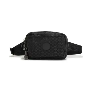 Kipling Abanu Multi Kleine Umhängetasche, Die In Eine Hüfttasche Umgewandelt Werden Kann, Signature Emb (Schwarz)