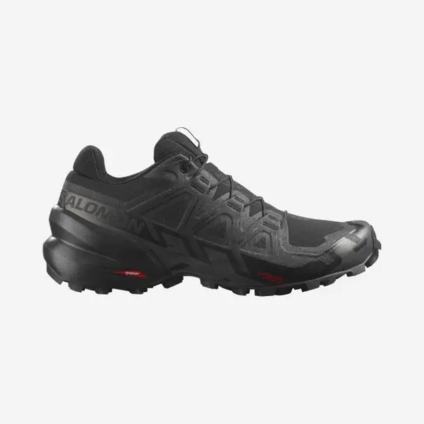 Salomon Women's Speedcross 6 Sneaker, Black/Black/Phantom, 5 Uk thumbnail