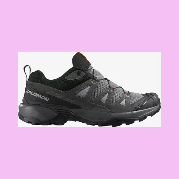 Salomon X Ultra 360 Leather Trekkingschuhe Dunkelgrau - 40 thumbnail