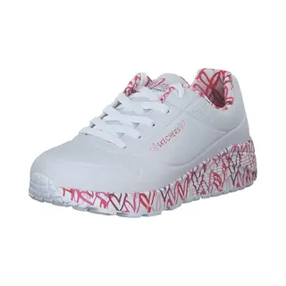 Skechers Mädchen Freizeitschuhe Uno Lite Lovely - Luv Weiß/rot 33