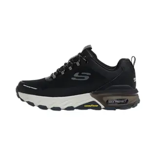 Skechers Max Protect Fast Track, Herenschoenen, Zwart Synthetisch Mesh Grijs Trim, 43 Eu