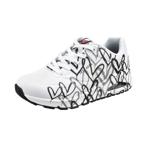 Skechers Uno-Spread The Love 155507-Wbgy, Women Sneakers, White, 39 Eu thumbnail