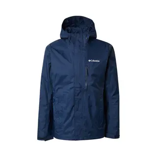 Columbia Herren Pouring Adventure 3 Jacket Wasserdichte Regenjacke, Collegiate Navy, S Eu