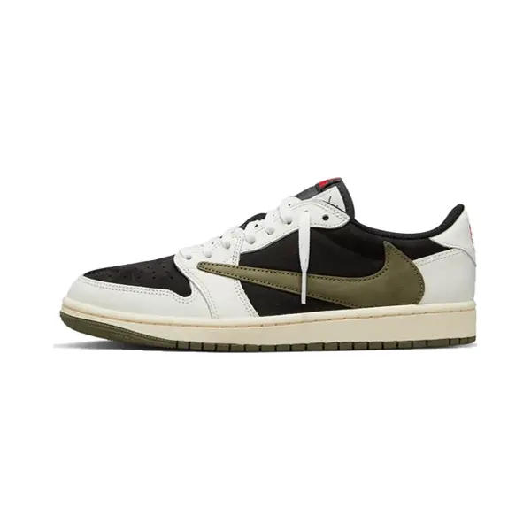 Travis Scott X Wmns Air Jordan 1 Retro Low Og Sp Olive thumbnail