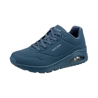 Skechers Damen Uno Stand On Air Sneaker, Blau Dark, 40 Eu
