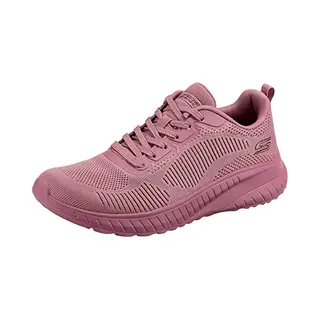 Skechers Women's Bobs Squad Chaos Sneaker, Raspberry, 5 Uk