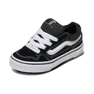 Vans Unisex Kinder Caldrone Sneaker Caldrone Trainers, Suede/Mesh Black/White, 27 Eu