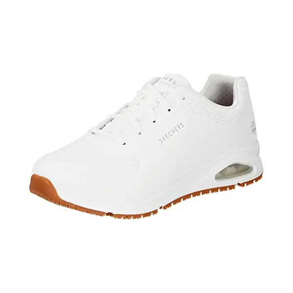 Skechers 200054EC Wht, Sneaker, White Synthetic, thumbnail