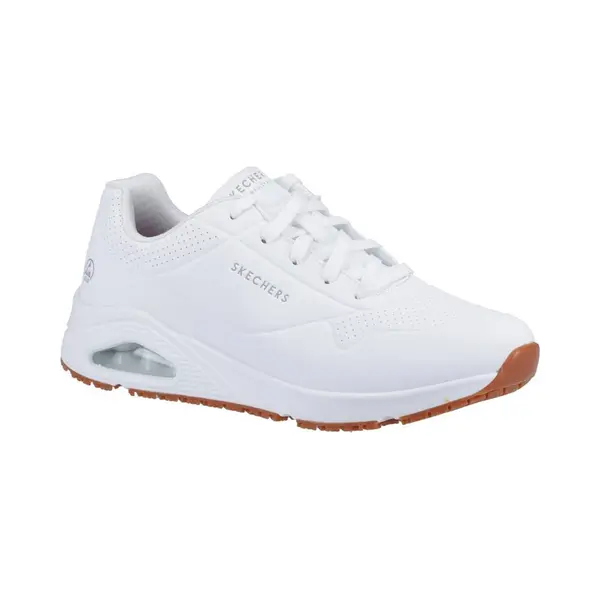 Skechers Damen Uno Sr Sneaker, White Synthetic, 40 Eu thumbnail