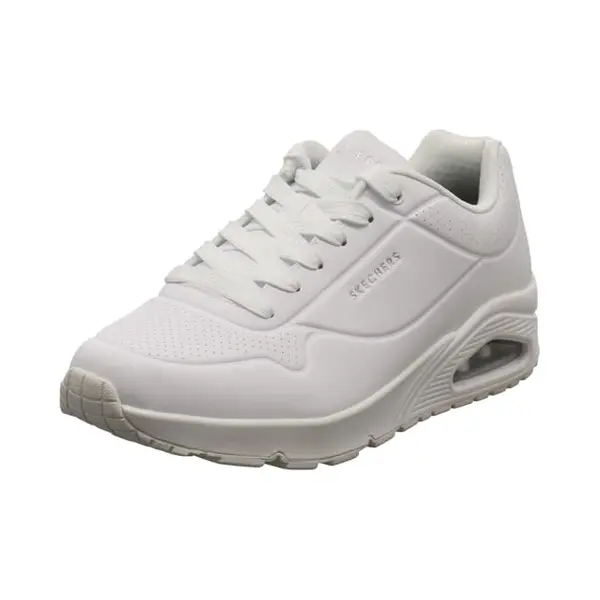 Skechers Men's Uno Stand On Air Sneaker, White Durabuck Mesh, 9.5 Uk thumbnail