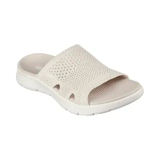 Skechers Damen Go Walk Flex Elation Schiebe-Sandalen, Natürlich, 39 Eu